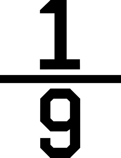 1~9|Fraction 1 / 9